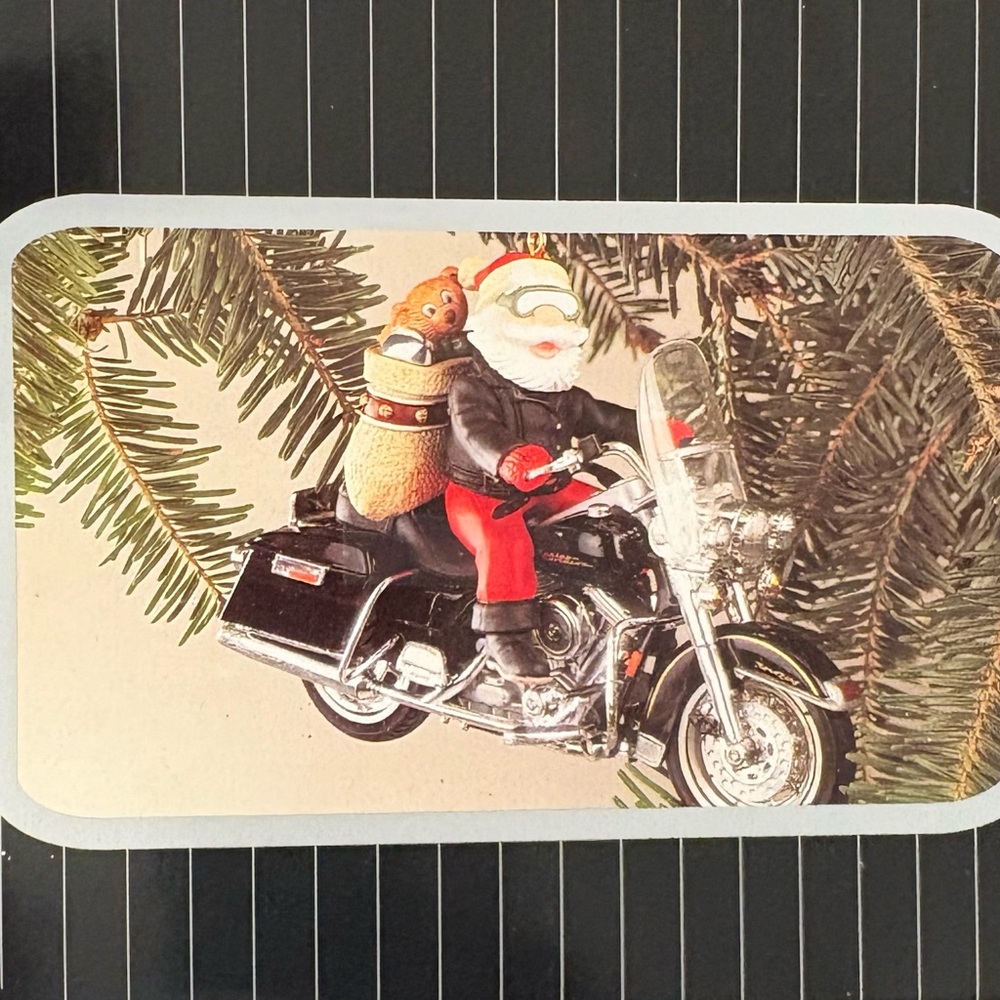 Harley-Davidson Black and White Logo Ornament